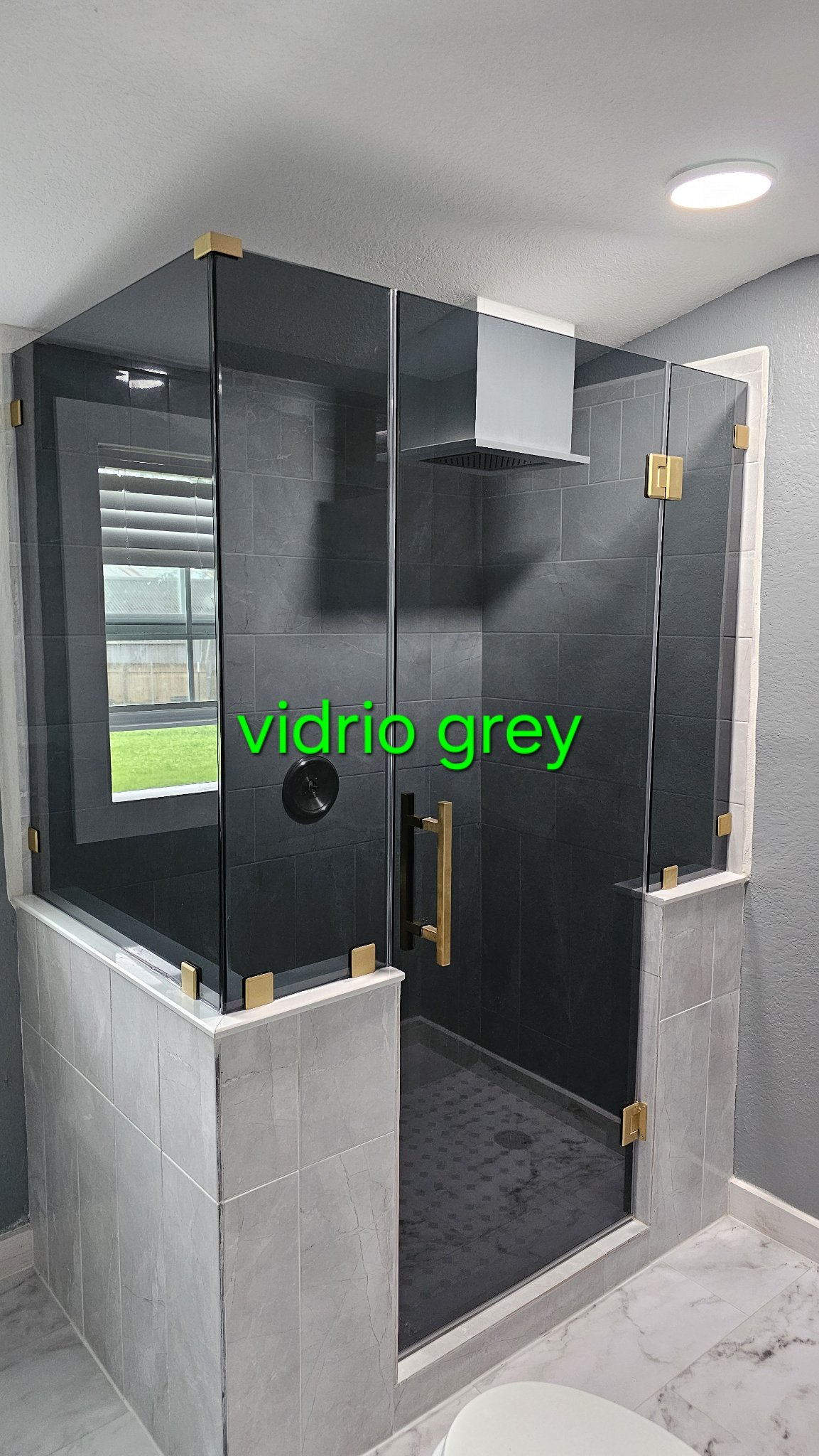 Grey glass
