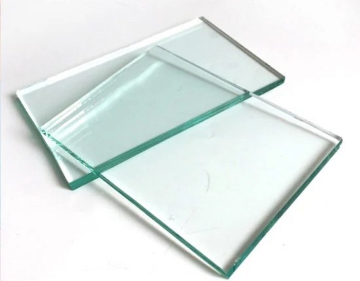 Clear glass reference photo: sheets of transparent glass